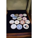 Small quantity of miniature porcelain collectors plates, with various decoration to include Spode,