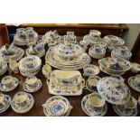 Large quantity of Masons 'Regency' pattern tableware including tea wares, dinner wares, dessert