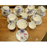 Hammersley 'Victorian Violets' tea ware