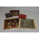 Mixed group of vintage 20th Century jigsaw puzzles to include Samlo building set, and various jigsaw