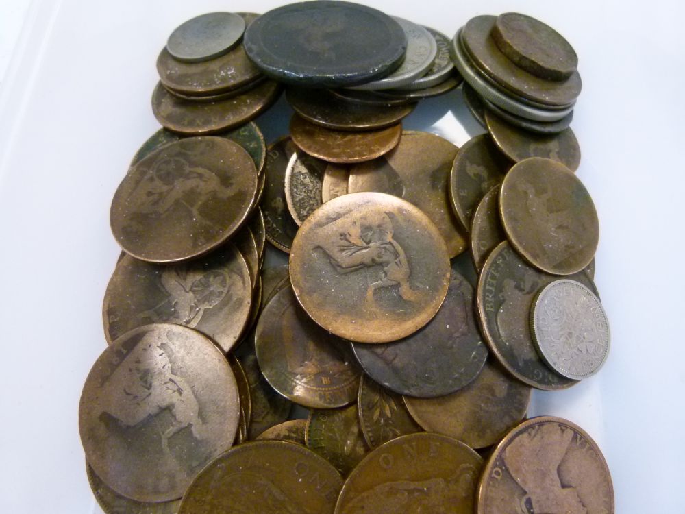 Coins - Assorted mainly 19th Century UK copper coinage, etc - Image 3 of 4