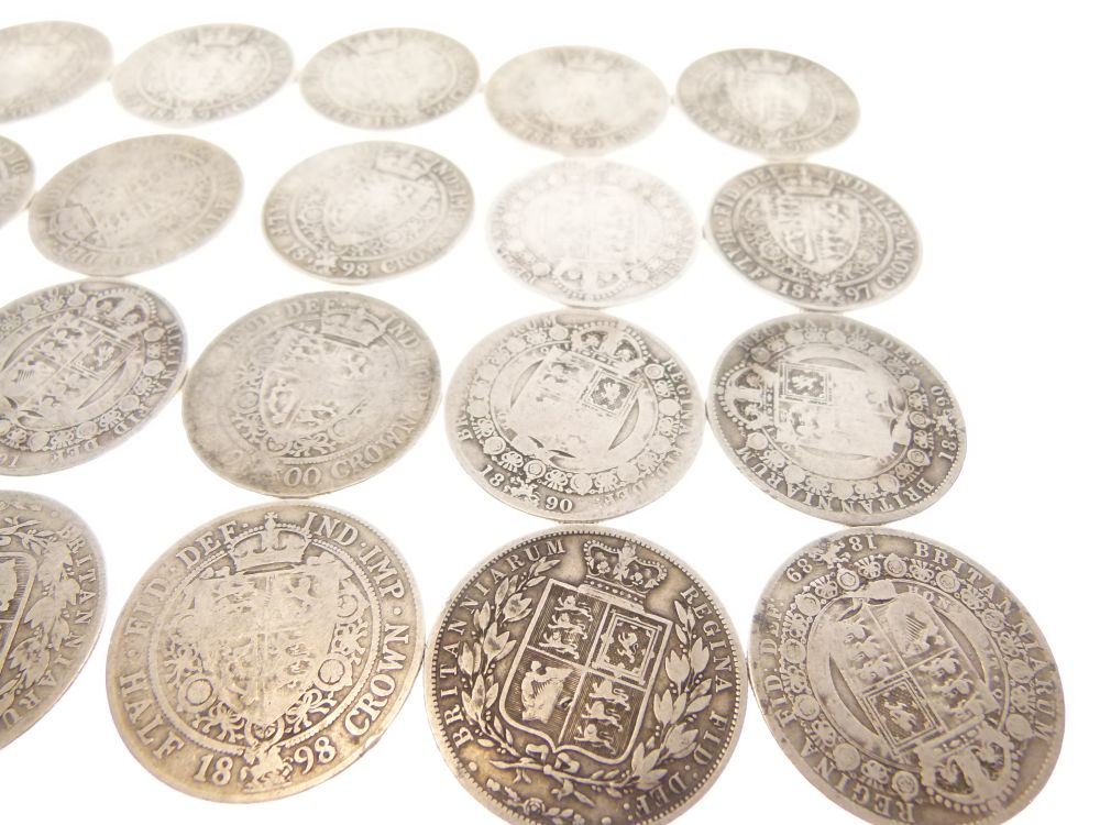 Coins - Twenty assorted Victorian Half Crowns, 8.3toz approx - Image 2 of 6
