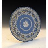 Wedgwood jasper ware trophy plate commemorating the 200th Anniversary of the Perfection of Jasper,