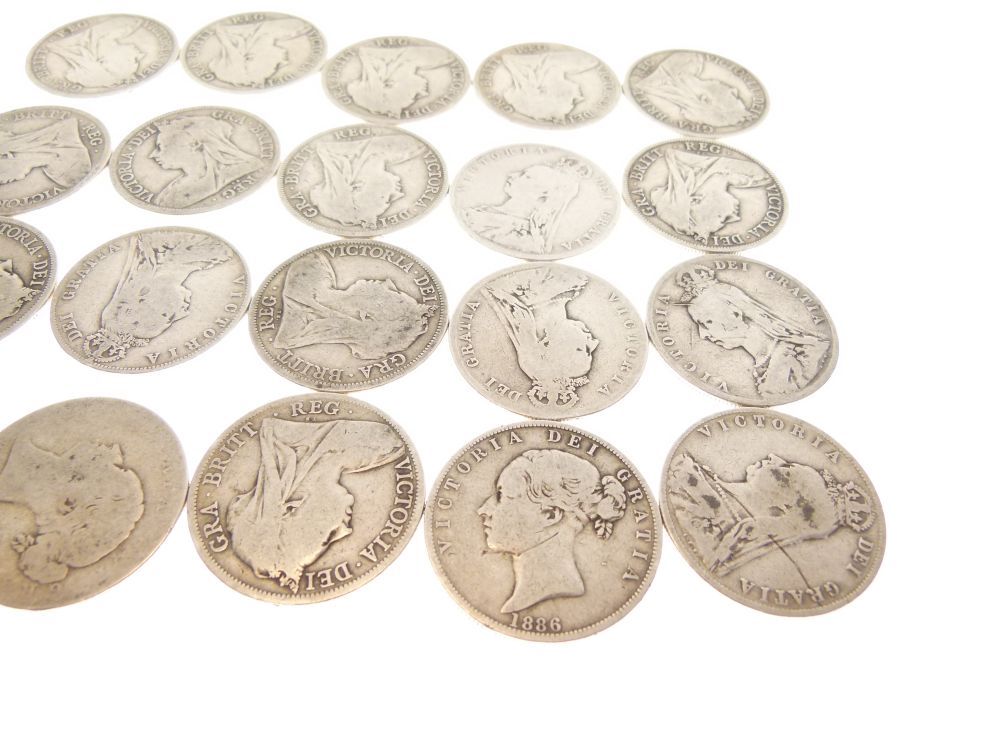 Coins - Twenty assorted Victorian Half Crowns, 8.3toz approx - Image 5 of 6