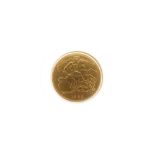 Gold Coin - Queen Elizabeth II sovereign, 1965