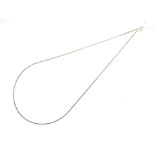 9ct gold box link neck chain, 51.5cm long approx, 3.8g approx