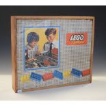 Vintage 1950's Lego System wooden boxed set, together with a quantity of loose vintage Lego