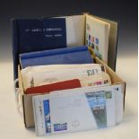 Stamps - Three assorted albums, various UK and World stamps plus collection of First Day Covers