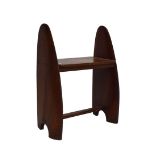 Aviation Interest - Unusual bench formed from unmarked propeller blades, 54cm wide x 70cm high