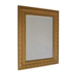 Early 20th Century gilt-framed bevelled wall mirror, 58cm x 72.5cm high