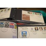 Four albums of assorted First Day Covers together with three further folders of similar in