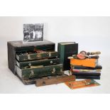 Vintage tool chest of W.E. Rowles, former engineer with Rolls Royce, with removable front