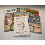 Assorted football programmes to include Tottenham Hotspur V Scotland XI (John White Memorial Match