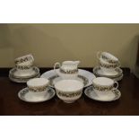 Quantity of Wedgwood 'Louisiana' pattern tea ware