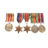 Second World War general effects belonging to RAF Airman 187988 B.G. Hopkin, to include; medal group