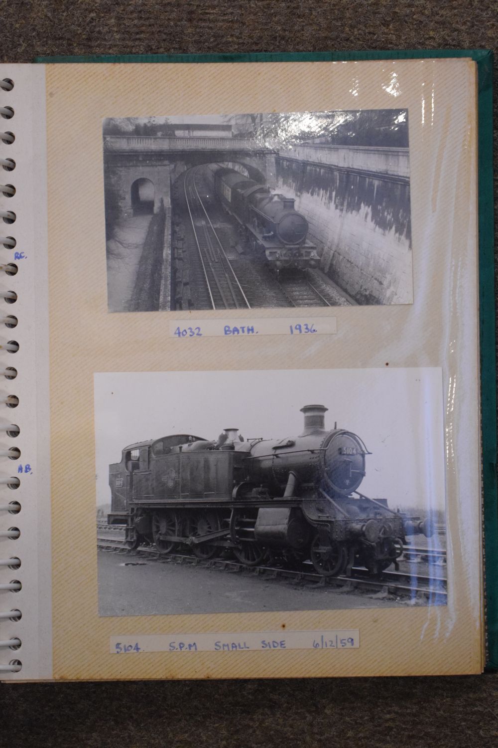 Collection of mid 20th Century monochrome photographs and postcards of steam and early diesel - Image 2 of 12