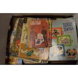 Quantity of children's comics, story books etc, mainly from the mid 20th Century