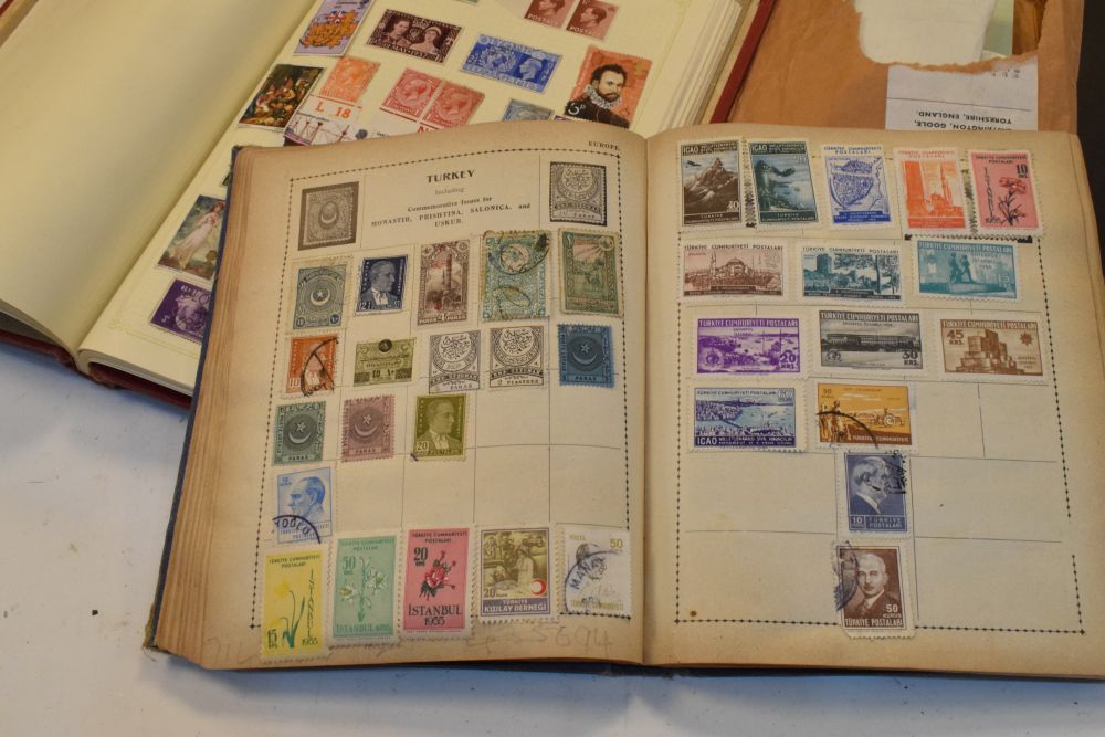 Stamps - Selection of UK and World in two albums, together with an envelope of loose stamps and an - Image 6 of 12