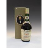 One bottle Camus La Grande Marque Cognac circa 1967, with printed card box of issue