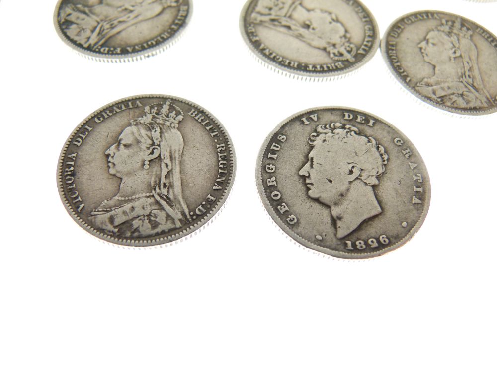 Coins - Group of mainly Victorian Shillings, together with two George IV Shillings (19) - Image 14 of 20