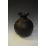 Ethnographica - Large African tribal pot, having incised decoration, 28cm high