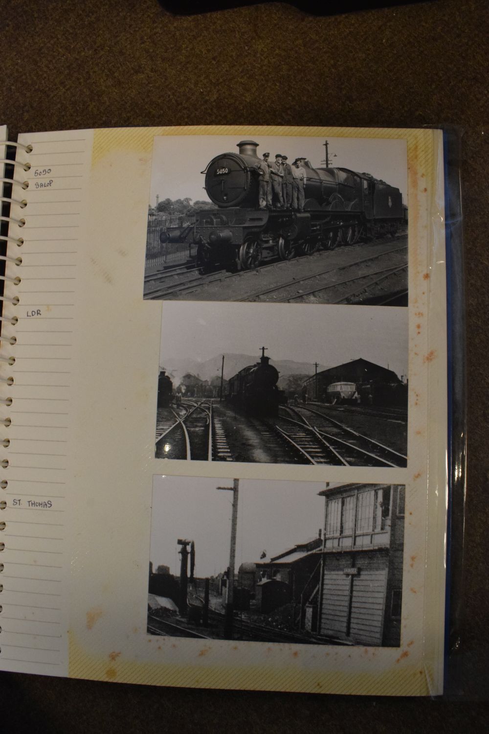 Collection of mainly mid to late 20th Century photographs and postcards of railway locomotives,