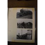 Collection of mainly mid to late 20th Century photographs and postcards of railway locomotives,