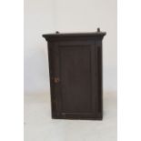 Painted wooden wall hanging cabinet 37cm wide