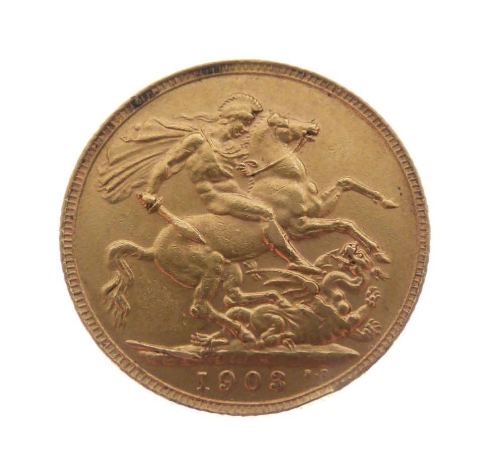 Gold Coin - Edward VII Sovereign 1903