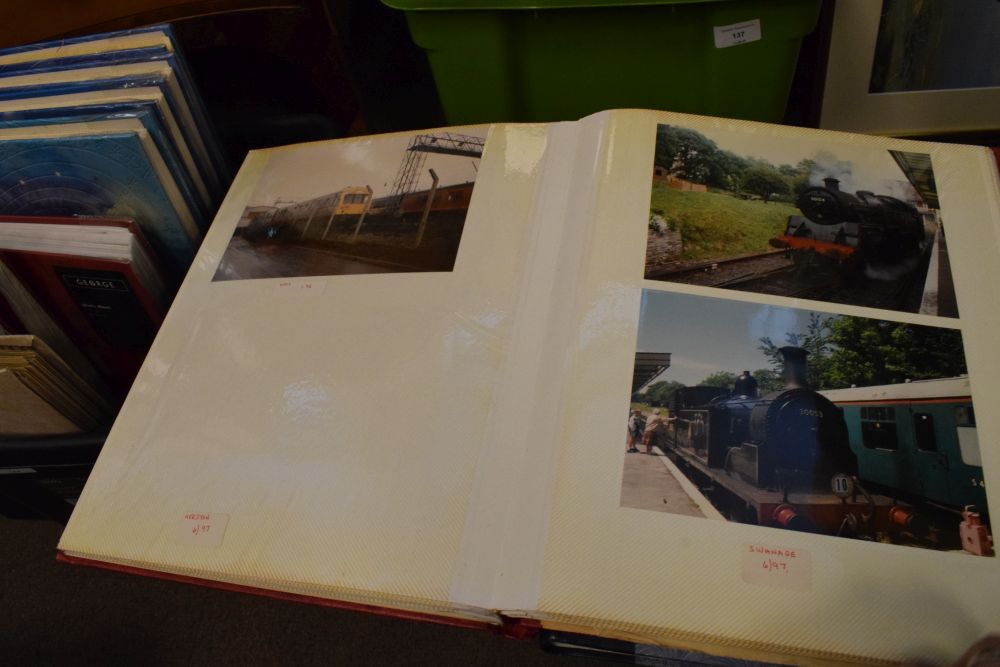 Railway Interest - Collection of 10 albums of mainly colour photographs of diesel and preserved - Image 15 of 20