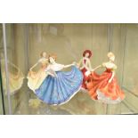 Four Royal Doulton 'Pretty Ladies Collection' figures to include Lynette HN5275, Elaine HN5273,