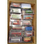 Quantity of Gilbow and Corgi 'The Original Omnibus Company' die-cast model buses and coaches, all