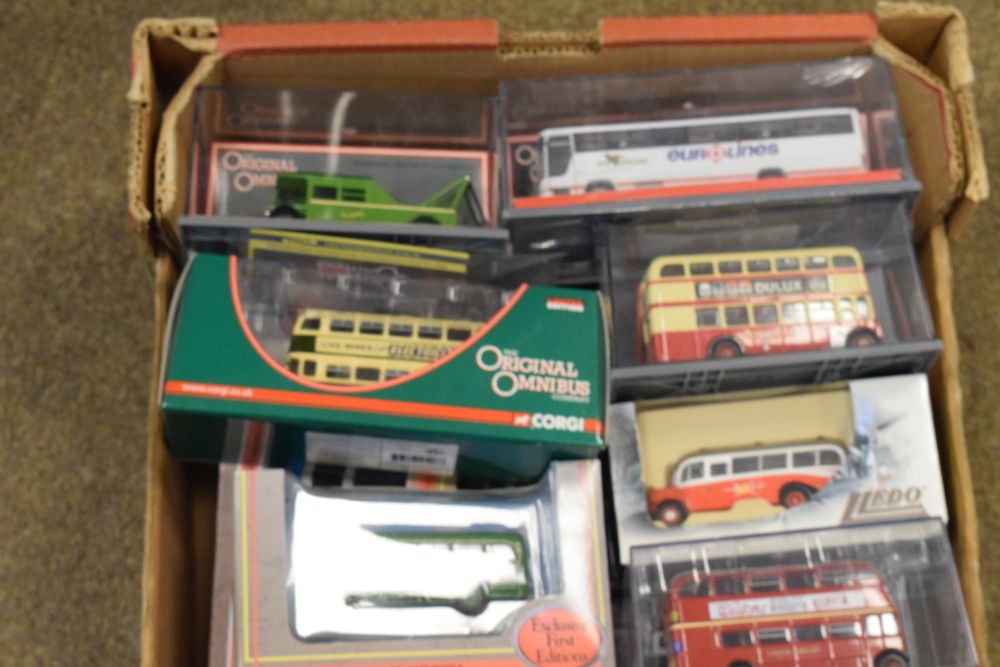 Quantity of Gilbow and Corgi 'The Original Omnibus Company' die-cast model buses and coaches, all - Image 3 of 8