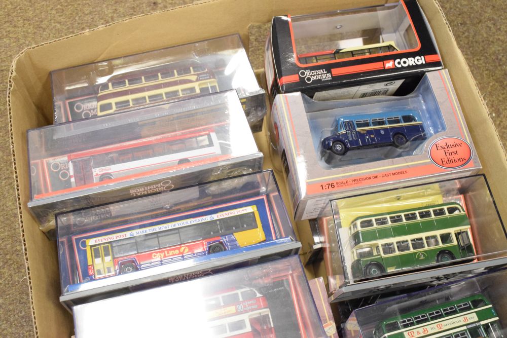Quantity of Gilbow and Corgi 'The Original Omnibus Company' die-cast model buses and coaches, all - Image 3 of 6