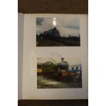 Railway Interest - Collection of 12 albums of mainly colour photographs of diesel and preserved