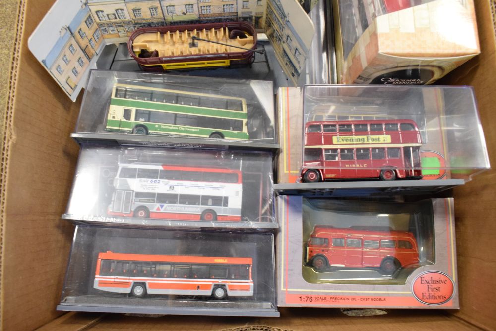 Quantity of Gilbow and Corgi 'The Original Omnibus Company' die-cast model buses, largely boxed - Image 3 of 6