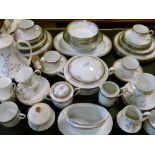 Japanese Noritake part dinner and coffee service, together with a German Eschenbach coffee