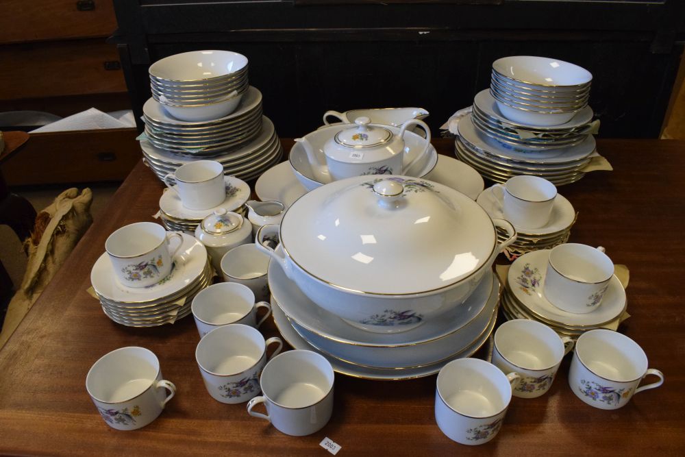 Extensive Limoges porcelain dinner and coffee service in the Royal Limoges pattern