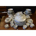 Extensive Limoges porcelain dinner and coffee service in the Royal Limoges pattern