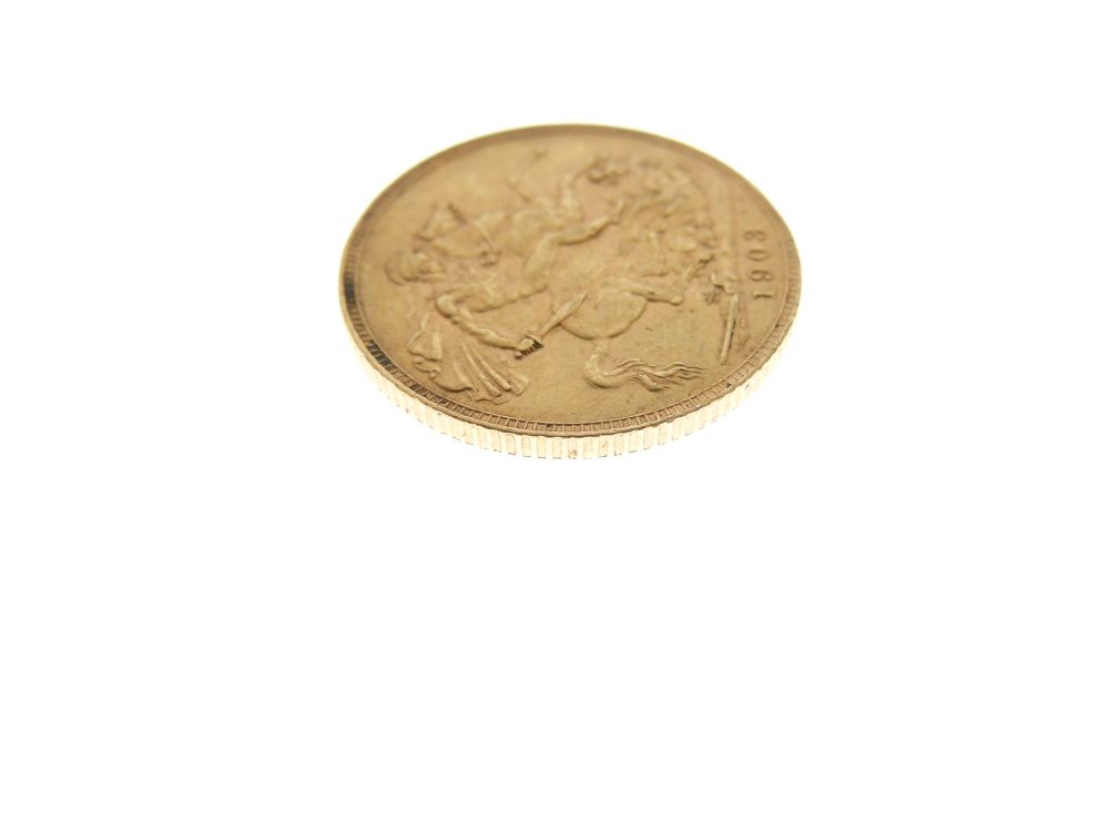 Gold Coin - Edward VII Sovereign 1903 - Image 11 of 16