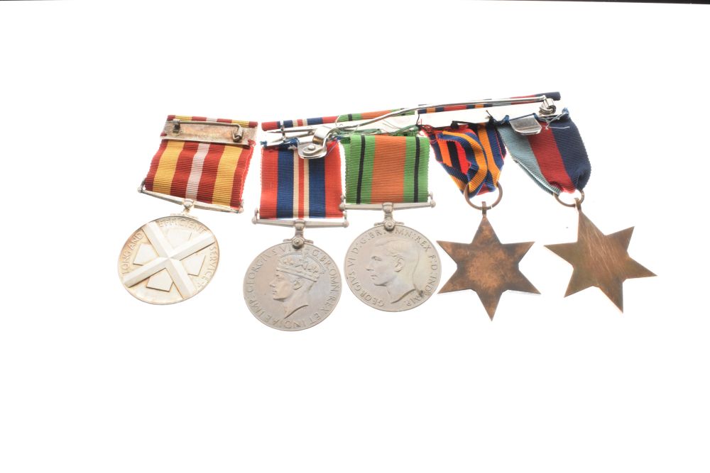 Second World War general effects belonging to RAF Airman 187988 B.G. Hopkin, to include; medal group - Image 4 of 10