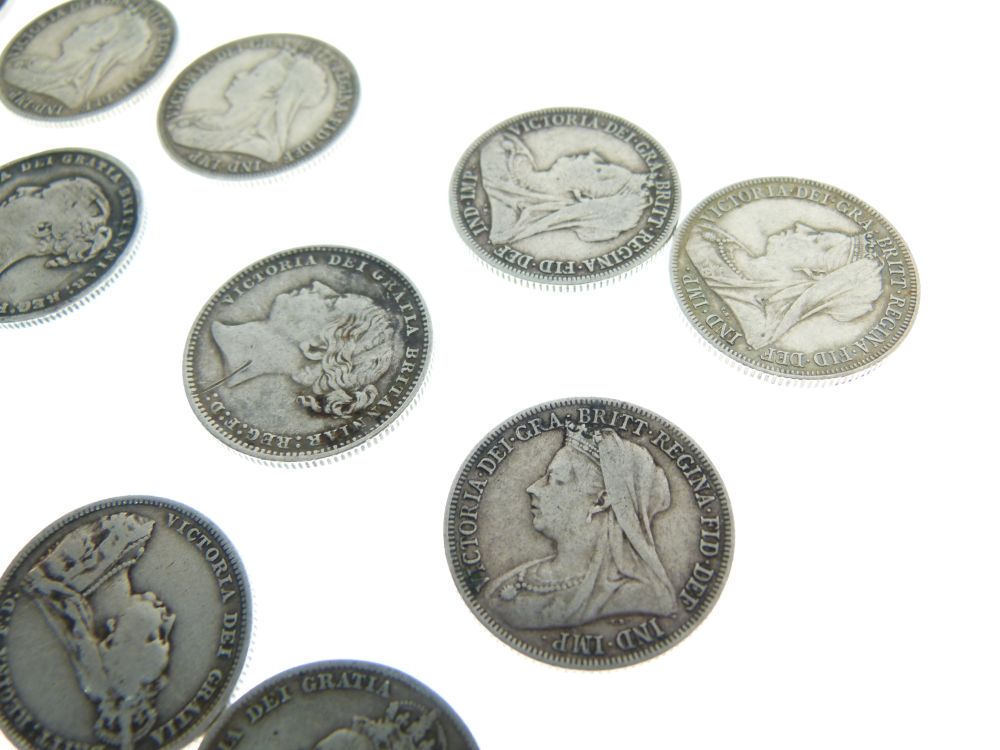 Coins - Group of mainly Victorian Shillings, together with two George IV Shillings (19) - Image 20 of 20