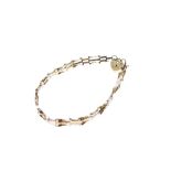 9ct gold gate-link bracelet with padlock, 3.5g approx