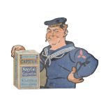 Advertising Interest - WD & HO Wills 'Capstan Navy Cut Cigarettes' point of sale printed card