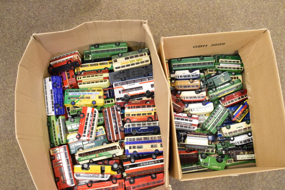 Large quantity of EFE Corgi, and others various branded die-cast model buses and coaches - Image 4 of 12