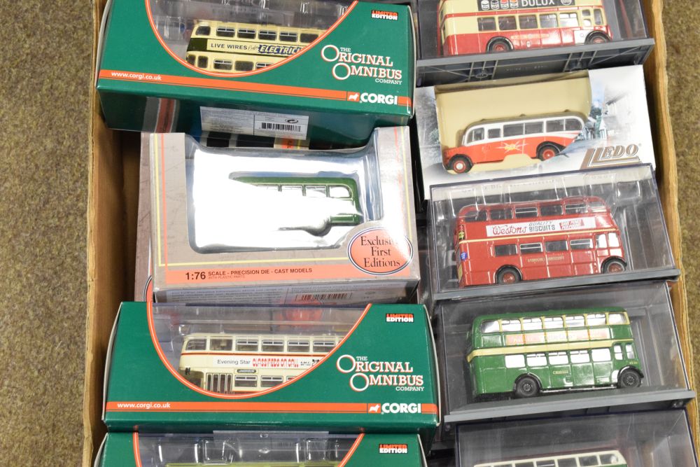 Quantity of Gilbow and Corgi 'The Original Omnibus Company' die-cast model buses and coaches, all - Image 6 of 8