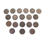 Coins - Group of mainly Victorian Shillings, together with two George IV Shillings (19)