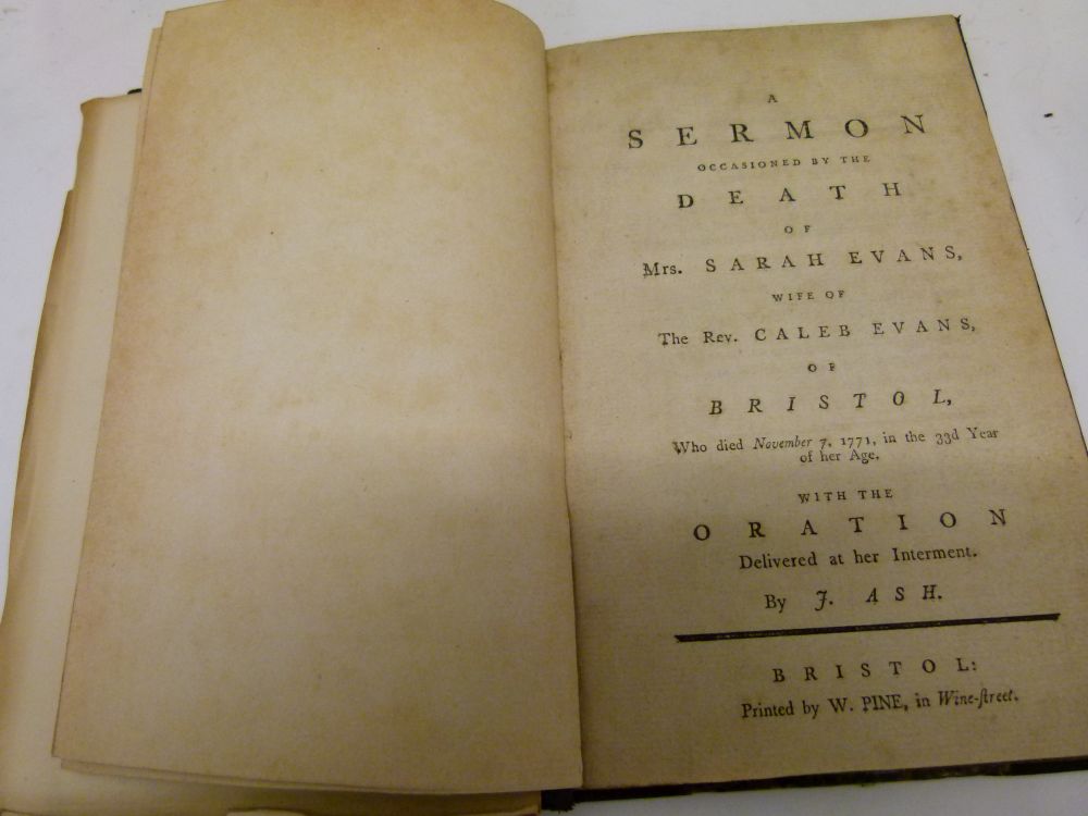 Books - Local Interest - Six assorted 18th Century printed and bound Sermons - Hugh Evans MA - Image 5 of 10