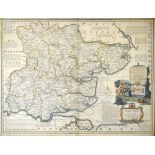 Bowen (Eman.) - 'An accurate map of the County of Essex divided into its Hundreds', 18th Century,