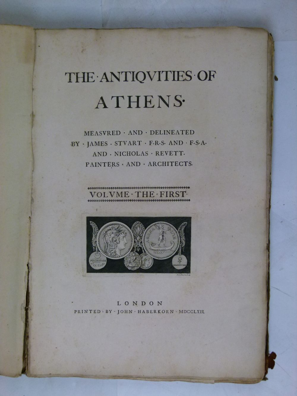 Books - Stuart, James FRS FSA, and Revett, Nicholas, Painters and Architects - The Antiquities of - Image 10 of 18